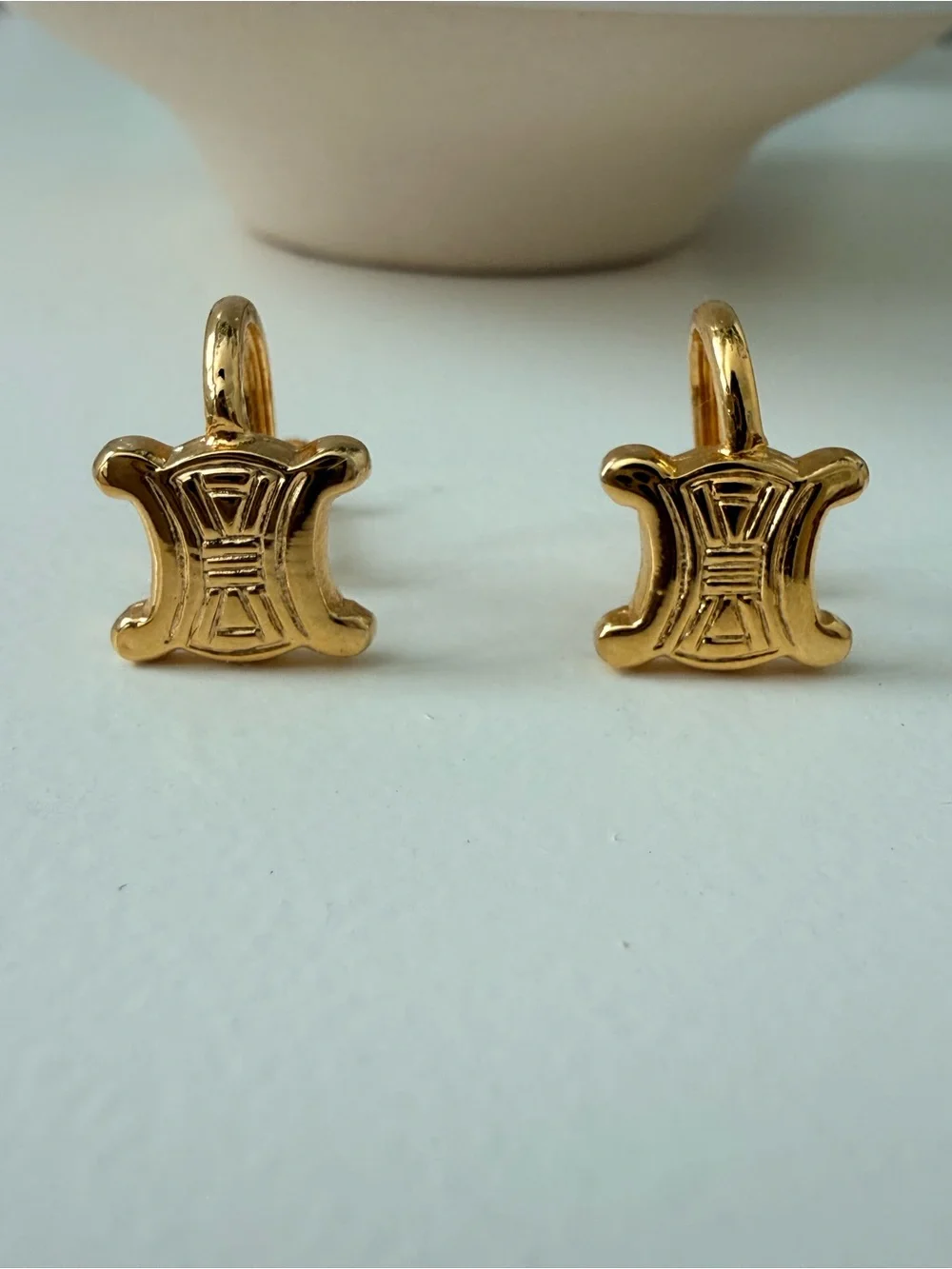 Vintage Celine Triomphe Earrings